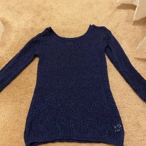 Navy sweater